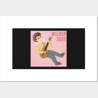 Wilbur Soot with guitar Posters and Art